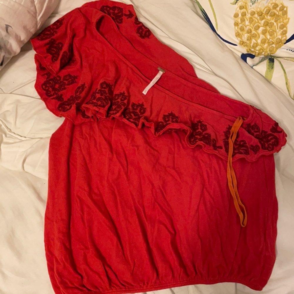 Free people one shoulder top